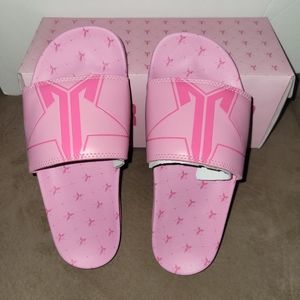 Unisex Jeffree Star Pink Logo Slides/Sandles